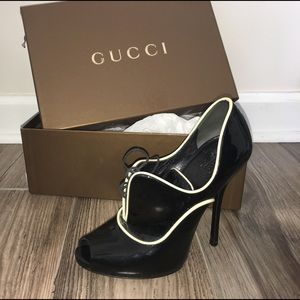 Gucci Patent Booties